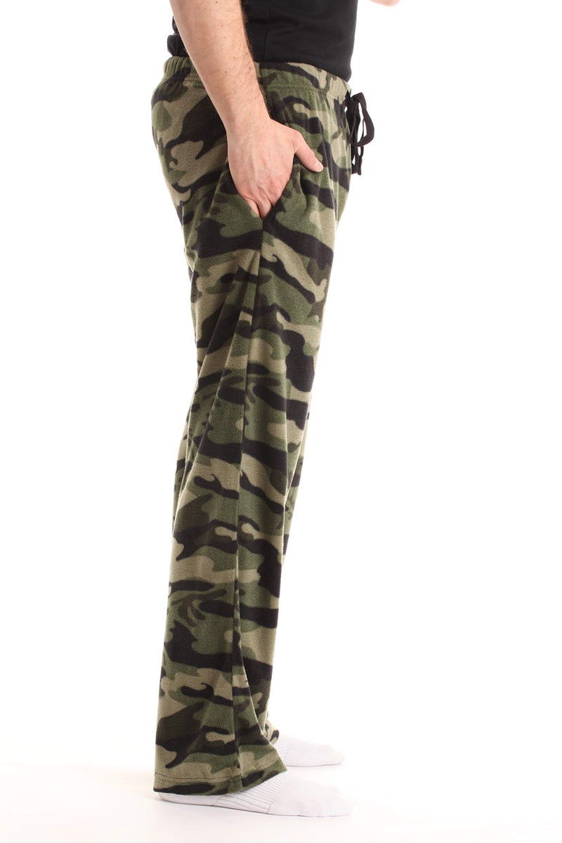 #followme Polar Fleece Pajama Pants for Men Sleepwear PJs 45902-CAMOGRN-L - Image 2